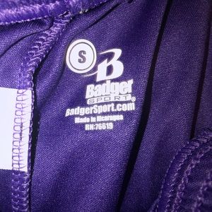 purple taylor university basketball shorts.